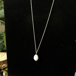 Benevolence LA White Pearl Pendant Necklace